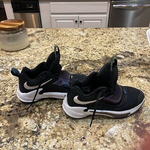 Kids Black and White Athletic Shoes
